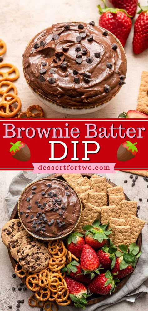 This game day recipe is so easy! It lets you have a football-themed dessert for Super Bowl Sunday. Using the ingredients you have on hand, you can whip up a small batch of rich, creamy brown batter dip from scratch to serve 4-6 people! Brownie Batter Dip Recipe, Football Desserts, Brownie Batter Dip, Dessert Dip Recipes, Superbowl Desserts, Dessert Dip, Bowl Party Food, Sweet Dips, Themed Desserts