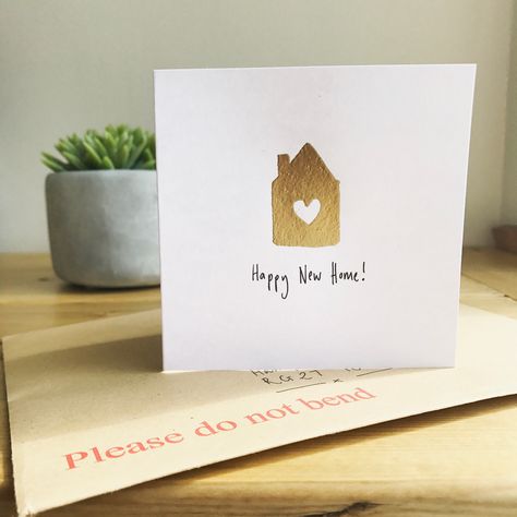 Welcome Home Cards, House Warming Card, Realtor Cards, Housewarming Card, Hand Drawn Cards, Birthday Card Craft, Happy New Home, New Home Cards, Closing Gifts