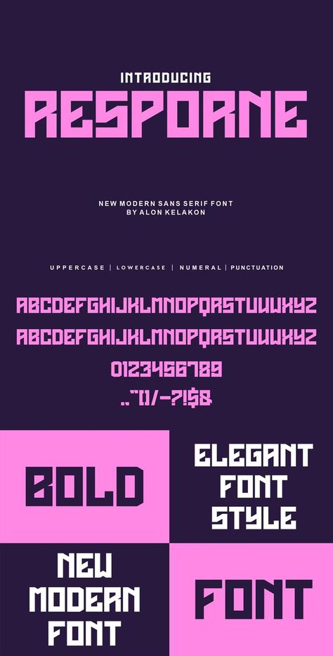 Resporne Font Sans Serif Fonts Alphabet, Serif Fonts Alphabet, Calligraphy Fonts Alphabet, Sign Fonts, Jewelry Logo Design, Graphic Shapes Design, Modern Sans Serif Fonts, Type Face, Graffiti Lettering Fonts