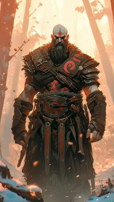 Kratos Aesthetic, Blood Hunter Dnd, Kratos Art, Cat Graphic Art, Zombie Apocalypse Outfit, God Of Wars, Captain America Wallpaper, Greek Warrior, Female Knight