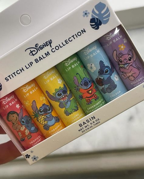 Stitch Lip Balm, Stitch Make Up, Stitch Skincare, Stitch Makeup, Stitches Makeup, Stitch Things, Lilo And Stitch Characters, Lilo And Stitch Merchandise, Stitch Stuff