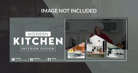 Facebook Cover Template, Interior Design Website, Modern Kitchen Interiors, Kitchen Interior Design Modern, Cover Template, Interior Design Kitchen, Facebook Cover, Freelancing Jobs, Magazine Design