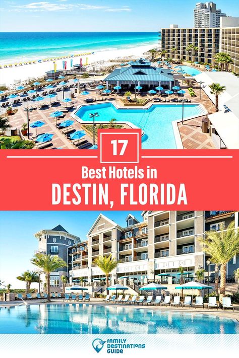 Want to see the best hotels in Destin, FL? We’re FamilyDestinationsGuide, and we’re here to help: From incredible luxury hotels and resorts, to nice budget hotels with a view, discover the BEST hotels to stay in Destin - so you get memories that last a lifetime! #destin #destinhotels #hotelsindestin #besthotelsindestin #hotelstostayindestin Best Places To Stay In Destin Florida, Where To Stay In Destin Florida, Best Resorts In Florida, Family Resorts In Florida, Destin Florida Vacation, Best Family Resorts, Destin Resorts, Couples Resorts, Destin Hotels