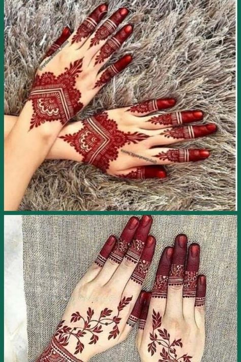 Red Mehndi Designs, Attractive Mehndi Designs, Corak Inai, Red Mehndi, Traditional Mehndi Designs, Traditional Mehndi, Inai Pengantin, Bridal Mehndi Design, Indian Mehndi Designs