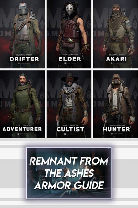 Some of the bosses are only hard because of the smaller enemies hoarding you, but other than that, the game is really good.There are 15 different armor sets in the game. Click here to know all the armor sets in the game and where to find them. #remnantfromtheashes #gamer #gamevoyagers #videogames Remnant From The Ashes, Challenging Games, Set Game, Master Chief, The Game, Video Games, Ash, Zelda Characters, Fictional Characters