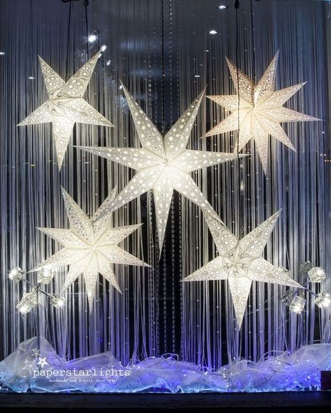 Christmas Star Lantern, Starry Night Prom, Lantern Decorations, Celestial Wedding Theme, House Front Wall Design, Night To Shine, Crystal Room Decor, Star Lantern, Front Wall Design