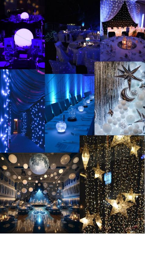 Mascarade Ball, City Of Stars, Blue Quince, Prom Theme, Quinceanera Themes, Winter Formal, Space Theme, Sweet Sixteen, Under The Stars