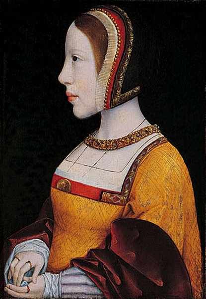 Isabella of Austria (also known as Isabella or Elisabeth of Burgundy, of Habsburg,of Denmark or of Castile) (18 July 1501 – 19 January 1526), Archduchess of Austria and Infanta of Castile and Aragon, was Queen of Denmark, Sweden and Norway as the wife of King Christian II. She was the daughter of King Philip I and Queen Joanna of Castile and the sister of Emperor Charles V. She was born at Brussels. She served as regent of Denmark in 1520. Joanna Of Castile, Queen Of Denmark, 16th Century Fashion, Tudor Fashion, Queen Elisabeth, Tudor Era, Catherine Of Aragon, Mary Magdalene, The Tudor