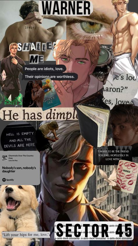 I LOVE AARON WARNER #aaronwarner #warner #shatterme #lyhfml Jade Ring Aaron Warner, Aaron Warner Poster, Aaron Warner Collage, Aaron Warner And Juliette Ferrars Fanart, Aaron Warner Anderson, Lyhfml Aaron Warner, Aaron Warner Book, Shatter Me Warner Fanart, Aaron Warner Fanart