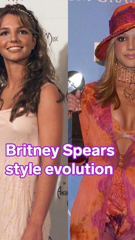 40 photos that show how Britney Spears' style has evolved through the years 90s Brittany Spears, Brittany Spears 2000's, Britney Spears 2000s Outfit, Brittany Spears 2000s, Britney Spears Iconic Looks, Britney Spears Performance, Young Britney Spears, Britney Spears 90s, Britney Spears Hair