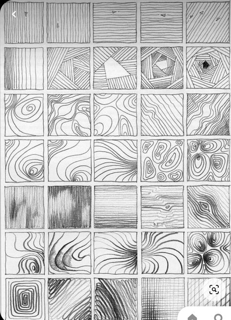 Texture Drawing, Zentangle Drawings, Design Geometric, Zentangle Art, Zentangle Patterns, Elements Of Art, Drawing Tutorials, Teaching Art, Drawing Techniques