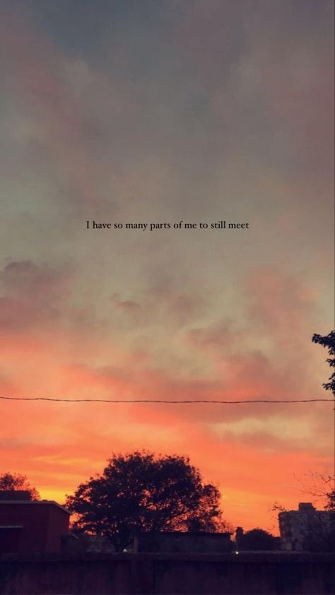 Sunset view Sunset Aesthetic With Quotes, Nature Feeling Quotes, Sky Pictures Aesthetic Captions, Sunset And Life Quotes, Aesthetic Captions For Sunset Pictures, Beautiful Aesthetic Quotes About Life, Nia Aesthetic Core, Sunset Thoughts Quotes, Trippy Aesthetic Quotes