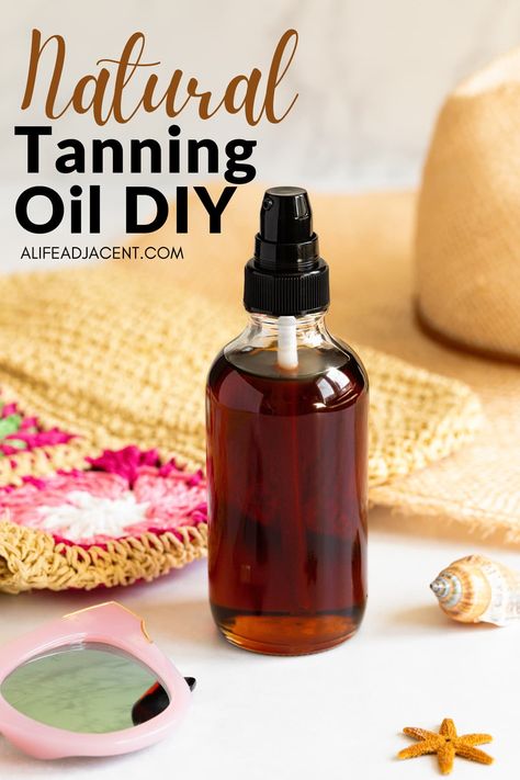 Diy Tanning Oil Recipes, Tanning Oil Recipe, Homemade Tanning Oil, Homemade Tanning Lotion, Diy Tanning Lotion, Tanning Oil Homemade, Coconut Oil For Tanning, Diy Tanning Oil, Tan Faster