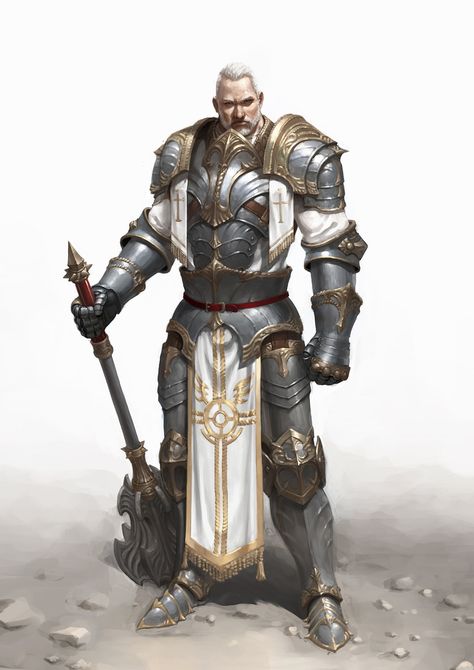 ArtStation - Crusader, Hyeong-seop Lim Illustration Fantasy, Heroic Fantasy, Male Character, Dungeons And Dragons Characters, Fantasy Male, Fantasy Armor, Armor Concept, Fantasy Warrior, Arte Fantasy