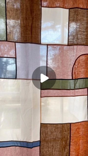 The Fabric Store on Instagram: "We’re always looking for scrap bust projects that turn project leftovers into something beautiful and useful! ✂️ This week we learned more about the Korean textile technique ‘jogakbo’ as we created this patchwork curtain. See all the pictures and info on how we made this on the blog — linked in our bio 🧡

#TheFabricStore" Patchwork Curtains Diy, Curtain Alternatives, Cottagecore Living, Quilted Curtains, Patchwork Curtains, Cordless Blinds, Wooden Shutters, Design Library, Textiles Techniques