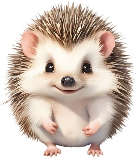 Cute Hedgehogs, Cute Hedgehog Pictures, Painting Hedgehog, Hedgehog Cartoon, Hedgehog Clipart, Hedgehog Cute, Painting Journal, Happy Hedgehog, Baby Hedgehog