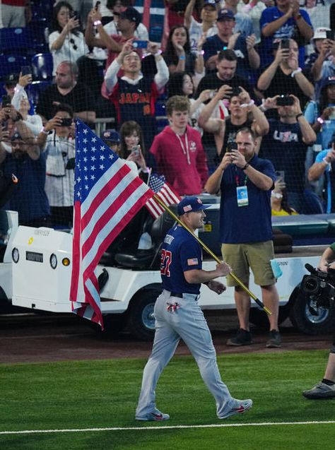 Sports Pics, Mike Trout, World Baseball Classic, Sports Pictures, Ny Yankees, Usa Flag, July 4th, Rugby, Mlb