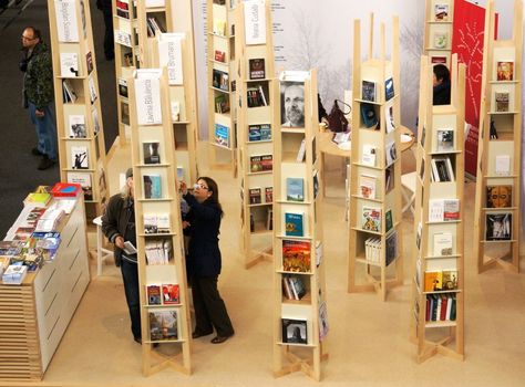 World Book Prague Stand1 Book Fair Ideas Display, Book Exhibition, Leave The World Behind, Book Expo, Bookstore Design, Literary Festival, Book Tower, Exhibition Display Design, Expo Stand