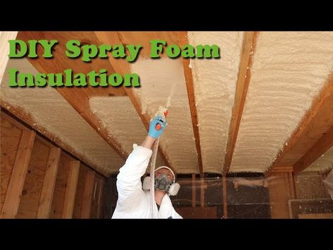 Diy Spray Foam Insulation, Spray Foam Insulation Kits, Cheap Insulation, Diy Insulation, Foam Diy, Spray Insulation, Diy Gadgets, Roof Insulation, Diy Photo Frames