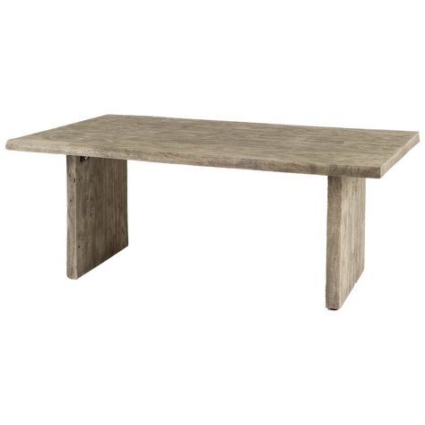 Into The Wood, Stylish Tables, Table Cafe, Dining Table Design, Fabric Armchairs, Solid Wood Dining Table, Wooden Dining Tables, Elegant Dining, Rectangular Dining Table