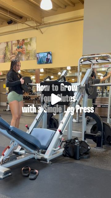 Bray | Fitness Specialist & Personal Trainer on Instagram: "Want to Grow Your Glutes? I got you👇🏽(Read Fully)

Bulgarians can be challenging!! (I have a tutorial up if you’re interested) but if you want to completely avoid them the Single Leg Press is a GREAT alternative 🤓

SINGLE LEG PRESS: 4 sets of 12
-High foot placement
-Knee 90°
-Slow+controlled for time under tension
-Push through heels & pinky toes to target glute activation (mind to muscle connection)

I have a Body Recomposition Guide that will aid you in losing fat while simultaneously building muscle on my website for only $4.44 📓💦🥳

Make sure you:
SAVE for you next leg day✅
LIKE & SHARE  if you found this helpful👍🏽
FOLLOW for more + to join my fit family 🫶🏽

mwah💋- Bray 

#workout #workouttips #workoutsforwomen #gym Single Leg Press, Time Under Tension, Body Recomposition, Grow Your Glutes, Fit Family, Glute Activation, Losing Fat, Leg Press, Building Muscle