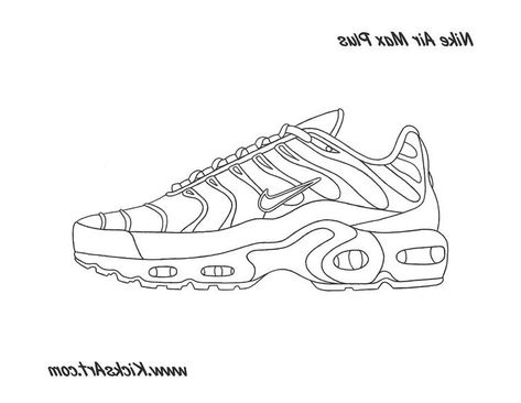 Nike Tn Drawing, Nike Drawing, Shoe Drawings, Badass Drawings, Sneakers Illustration, Tattoo Outline Drawing, Simple Designs To Draw, Canvas Drawings, Indie Art