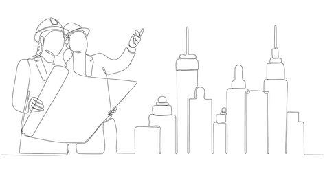 Premium Vector | Continuous line drawing female architect designing city Construction Mural, Construction Aesthetic, Female Architect, Architecture Vector, Reflective Journal, Drawing Female, Architect Drawing, Doraemon Wallpapers, Architecture Wallpaper