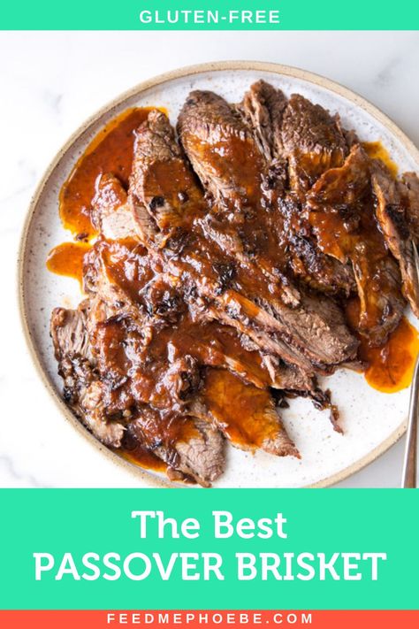 Crockpot Passover Brisket, Shabbat Brisket, Brisket For Passover, Passover Brisket Recipes Crock Pot, Lds Passover Meal, Passover Brisket Recipes, Brisket Sauce Recipe, Homesteading Cooking, Jewish Brisket Recipes