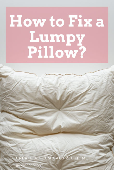 pillows, pillow, lumpy pillow tops How To Fluff Pillows, Pillow Hacks, How To Make Sofa, Bed Rest Pillow, Bed Rest, Old Beds, Pillow Green, Comfortable Pillows, Organic Pillow