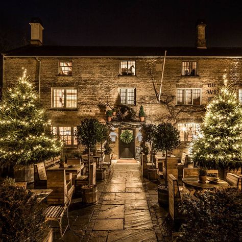 The Wild Rabbit on Instagram: “Our Christmas lights are warm and welcoming #thewildrabbit #Cotswolds #Cotswolds #cntraveller” Classic English Interiors, Christmas In England, Christmas Getaways, Cotswolds England, English Christmas, Wild Rabbit, English Interior, Christmas Experiences, English Country Style