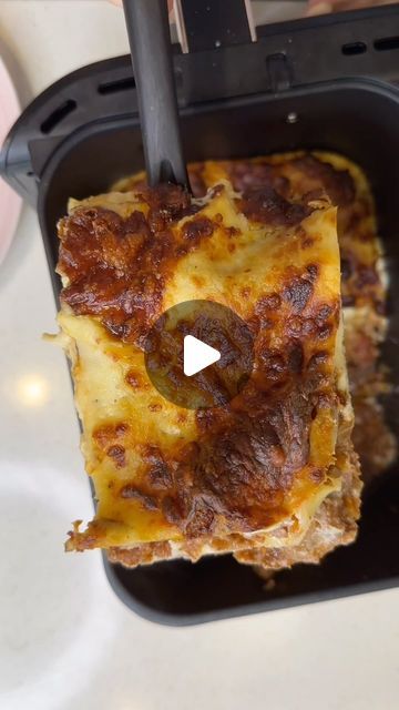 Stephanie Joy de Sousa on Instagram: "Follow me @steph_cooks_stuff ❤️ Number 3 of my top 10 recipes of 2023 …. Air Fryer Lasagna. Just like regular lasagna but cooked in the air fryer! Hey foodies! 🍝✨ I made an epic air fryer lasagne and I’m here to share the mouthwatering recipe! Get ready for crispy, cheesy goodness! 😋🧀 📝 Lasagne Recipe: - 2 large onions, diced - 1/2 bunch celery, diced - 4 carrots, diced - 1kg pork and veal mince - 2 stems of rosemary - 1 tbsp thyme - 4 cans diced tomatoes - 1 bottle Shiraz minus 1 glass - Salt and pepper - Lasagne sheets - Cheesy white sauce (100g butter, 2 tbsp flour, 1 litre milk, 1 cup pizza cheese, salt, and pepper) Here’s how to make it: 1️⃣ Sauté onions, celery, and carrots until tender and fragrant. 2️⃣ Combine pork and veal mince with sau Air Fryer Lasagna, Sauté Onions, Lasagne Sheets, Pizza Cheese, Lasagne Recipes, Diced Tomatoes, White Sauce, Saute Onions, Fryer Recipes