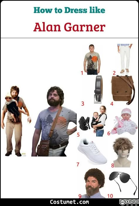 Alan Garner (The Hangover) Costume for Cosplay & Halloween 2020 Allan Hangover Costume, Phil Hangover Costume, Allen Hangover Costume, Mr Chow Hangover Costume, Alan From The Hangover, Alan From Hangover Costume, The Hangover Halloween Costume Group, Hangover Couple Costume, Hangover Costume Group