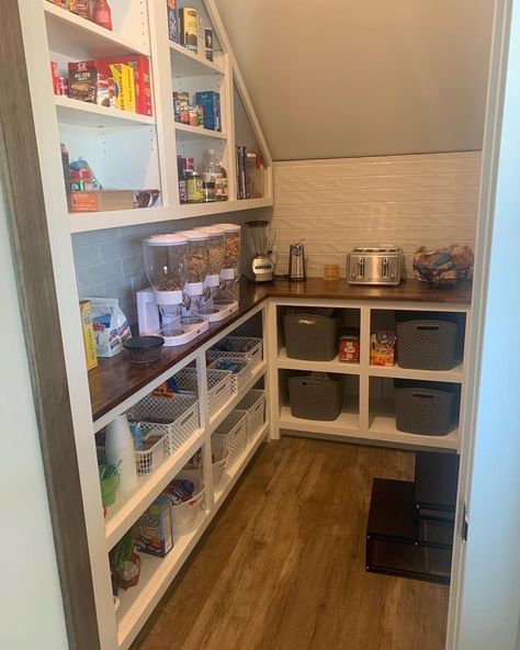 Under Basement Stairs, Under Stairs Cupboard Storage, Ideas Under Stairs, Stairs Storage Ideas, Under Stairs Pantry, Understair Storage, Closet Under Stairs, Storage Closet Shelving, Pantry Closet Design