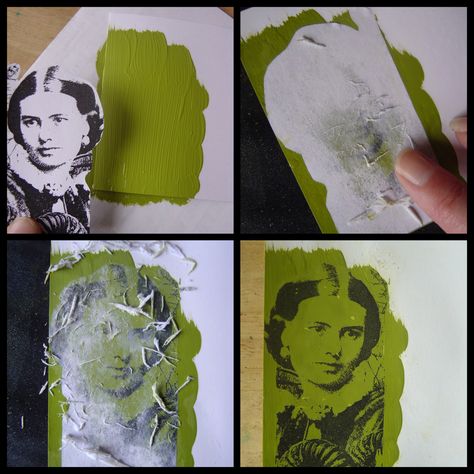 Acrylic Paint Transfer, Magazine Transfer To Paper, Image Transfer Photography, Painting Over Photographs, Image Transfer Techniques, Photo Transfer Art, Transfer Image To Canvas, Image Transfer Art, Experimental Art Techniques