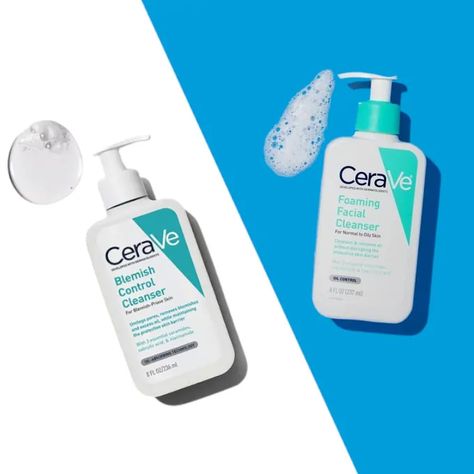 Looking for a cleanser for acne-prone skin? Check out our comprehensive comparison of CeraVe Acne Control Cleanser vs CeraVe Foaming Facial Cleanser. Cerave Acne Control Cleanser, Cerave Cleanser, Glowing Skin Makeup, Cleanser For Oily Skin, Beauty Hair Color, Foaming Facial Cleanser, Acne Control, Cosmetic Design, Cream Cleanser