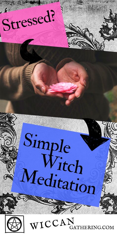 A super simple witch meditation to relieve stress. Cope with daily life better with this Wicca meditation that's perfect for beginners. - #wicca meditation #witch meditation #beginner witch meditation #meditation for beginners witch Wicca Meditation, Witch Meditation, Beginner Witch, Meditation For Beginners, Spirit Guides, Super Simple, Daily Life, Sleep Eye Mask, Witch