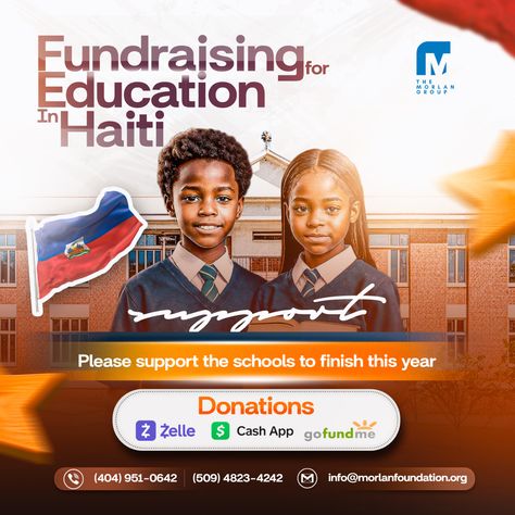 School, Education, Fundraising Educational Flyer Design, Education Flyer Design, Educational Flyer, Education Flyer, School Fundraising, School Equipment, Flyers Design, Team Fundraiser, Right To Education