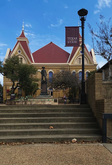 Texas State University Aesthetic, Texas College, College Vision Board, College Tour, Vision Board Images, Texas State University, College Aesthetic, Dream College, Dream School