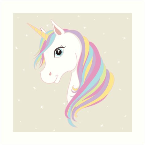 Magical unicorn artwork design. • Also buy this artwork on wall prints, apparel, stickers, and more. Unicorn Canvas, Unicorn Artwork, Unicorn Poster, Unicorn Painting, Unicorn Wall Art, Unicorn Pictures, Unicorn Wall, Art Rainbow, Unicorn Head