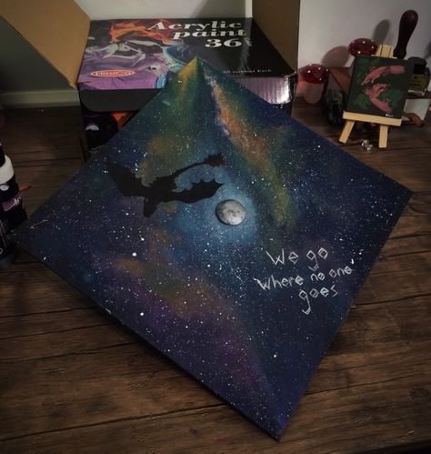 Graduation Cap Designs Inspirational Quotes, Inspiring Graduation Caps, Graduation Cap Designs How To Train Your Dragon, Simple Grad Cap Ideas For Guys, Skyrim Graduation Cap, Mountain Graduation Cap, Kingdom Hearts Graduation Cap, The Last Of Us Graduation Cap, Throne Of Glass Graduation Cap