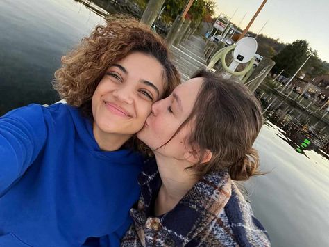 Laurie Hernandez announces she's dating fellow Olympian Charlotte Drury with sweet 2-year anniversary post Norah Flatley, Anniversary Post, Monique Coleman, Laurie Hernandez, Val Chmerkovskiy, Karl Anthony Towns, Beijing Olympics, Summer Olympic Games, Second Anniversary