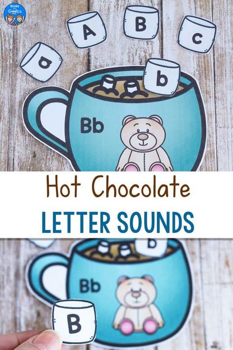 Preschool Hot Cocoa Activities, Winter Printables Free Preschool, Preschool Bears, Preschool Rhyming, Winter Literacy Activities, Winter Centers, Winter Literacy Centers, Preschool Language Arts, Preschool Director