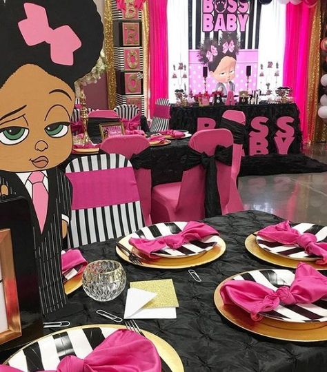 Boss Baby Themed Baby Shower Ideas – Baby Shower Ideas 4U Baby Table Decorations, Boss Baby Party Ideas, Baby Party Ideas, Boss Baby Party, Den Den, Themed Baby Shower Ideas, Gender Reveal Baby Shower Themes, Baby Table, Baby Movie