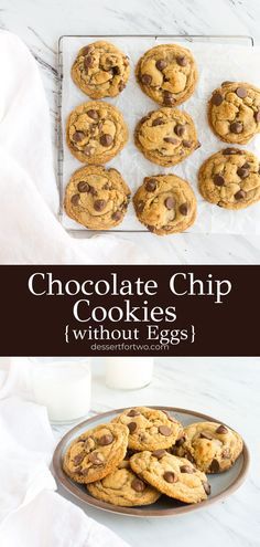 Chocolate Chip Cookies Without Eggs, Eggs Dessert, Gluten Free Egg Free Chocolate Chip Cookies, Cookie Recipes Without Eggs, Cookies Without Eggs, Traditional Easter Desserts, Cookies Eggless, Eggless Chocolate Chip Cookies, The Swap