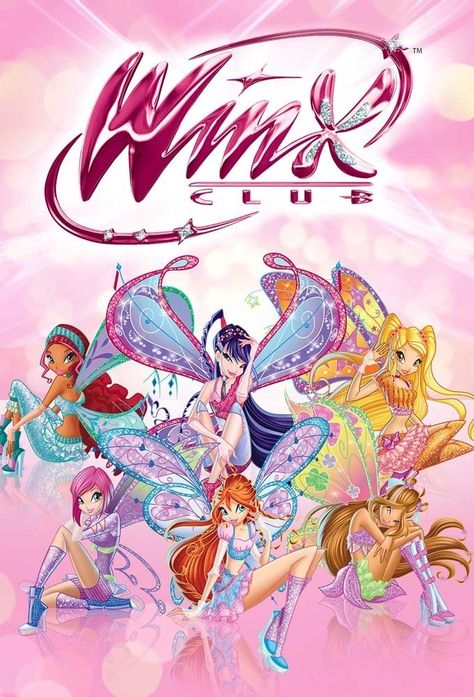 Girly Graphics, Nostalgia 2000s, Las Winx, Klub Winx, Love Scrapbook, Club Poster, Sailor Moon Manga, Iphone Organization, Tumblr Wallpaper