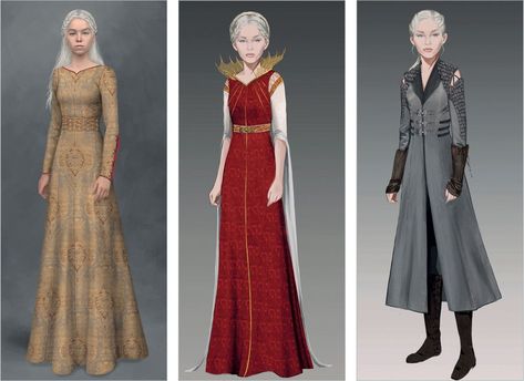 Peasant Dresses, Game Of Thrones Dress, Pink Dreads, Game Of Thrones Outfits, Game Of Thrones Prequel, Dragon Stuff, Asoiaf Art, Rhaenyra Targaryen, Fashion Drawing Dresses