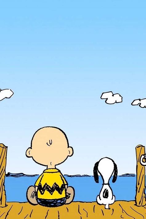 Charlie Brown & Snoopy Sittin on the Dock of the Bay Iphone Wallpaper Charlie Brown, Charlie Brown Wallpaper, Peanuts Wallpaper, Thanksgiving Background, Thanksgiving Wallpaper, Easter Wallpaper, Peanuts Cartoon, Snoopy Wallpaper, Snoopy Pictures