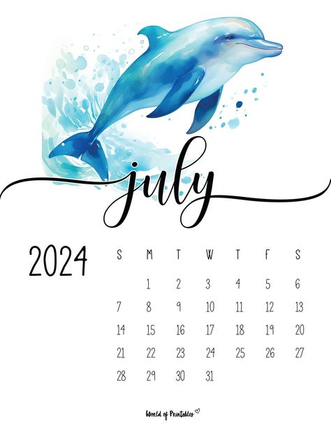 July 2024 Calendar Printable, July 2024 Calendar, July Calendar 2024, Calander Ideas, Diary Making, Inspirational Quotes Calendar, Printable Calendar Design, Cow Appreciation Day, Summer Planning