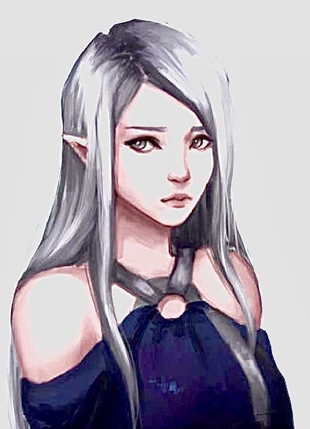 Half High Elf Half Human Sorcerer Half Elf Sorcerer Female, Moon Shadow Elf, Half Dragon Half Human, Half Dragon Female, Moon Elves, Dragon Half, Half Dragon, Elf Drawings, Character Appearance