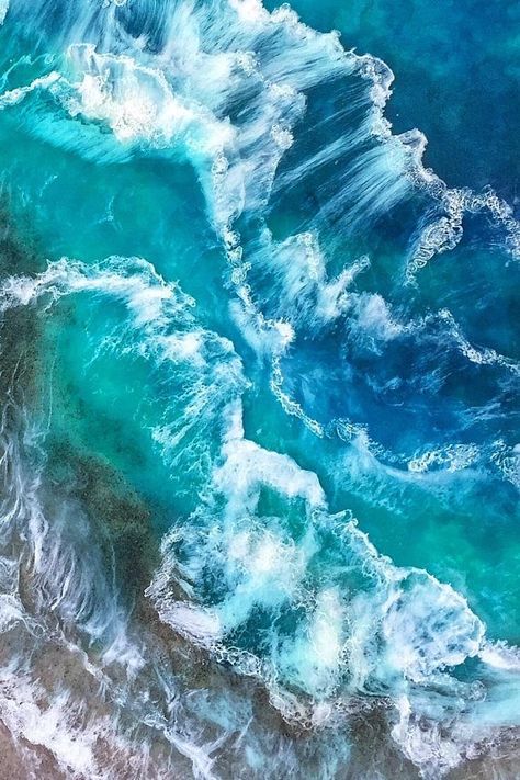 Resin Canvas, Resin Pours, Ocean Waves Photography, Artwork Diy, Art Wave, Waves Photography, Ocean Resin, Resin Pour, Ocean Vibes